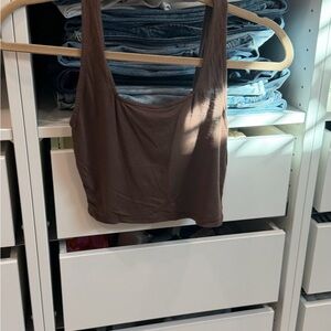 Joah Brown Chocolate Crop Top